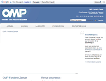 Tablet Screenshot of ompfonderie.com